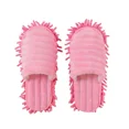 thumbnail image 1 of Chaussons de Nettoyage de Sol Amovibles en Microfibre Réutilisables (Rose, S/35-37), 1 of 5