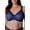 Deep Blue, variant on Women's Berlei B541 Beauty Stripe Underwired Minimizer Bra (Black 34D)