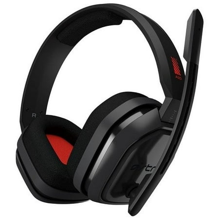 Logitech ASTRO A10 Headset PC Gen1 Grey/Red Lightweight Rugged (Best Pc Gaming Headset For $50)