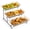 Black, variant on Tiered Serving Stand and Platters Set, Large Tiered Tray Stand, 3 Tier Serving Tray with Collapsible Sturdier Rack, 12 Inches Tier Serving Platter for Party, Display, Dessert, and Cupcake