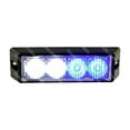 thumbnail image 2 of LAMPHUS SolarBlast SBLH04 LED Strobe Grille Flashing Lights [22 Modes] [4 Watt] [TIR] [Weatherproof] Warning Lights for Police & Firefighter Emergency Vehicles - Blue / White, 2 of 9