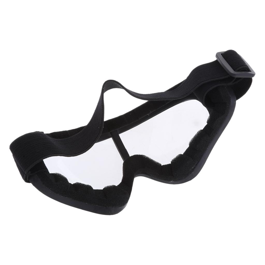 funtasica 5xMotorcycle Riding Goggles Anti-Sand/Dust/ Protective Glasses Clear 5 Pcs
