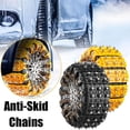 thumbnail image 2 of Thickened Snow Chains for Car Tire Chains, Anti-Skid Car Chains for SUV Car Pickup Trucks, Adjustable Universal Tire Chains Anti-skid Traction Chains for Car, 2 of 9