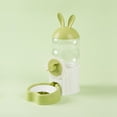 thumbnail image 1 of Dispensador de agua para gatos y perros, botella bebedero de superficie lisa, práctico bebedero para codornices, erizos, conejos y chinchillas. verde, 1 of 8