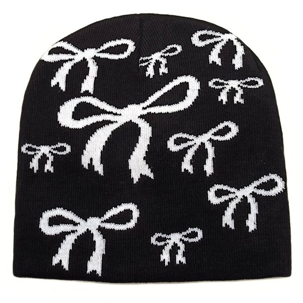 Sombreros de lana para mujer, gorro de punto de estilo hip hop urbano, gorro redondo y cálido, gorros de punto para mujer