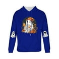 thumbnail image 3 of Blusa con capucha de manga larga para hombre, moda para el Día de Todos los Santos, estampado de fantasmas, sudadera con capucha y cordón para el tiempo libre, sudadera con capucha para hombre, blusa, 3 of 3