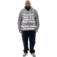 thumbnail image 2 of JC DISTRO USA-made Men's Big & Tall Fashion Longsleeve Zip-Up Hoodie Hgrey BIG5XL, 2 of 5
