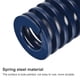 thumbnail image 4 of Troquel Resorte, 25mm OD 45mm Largo Espiral Estampado Liviana Carga Compresión Troquel Resortes para 3D Impresora Eléctrica Pieza, Azul, 4 of 5