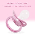 thumbnail image 3 of CutiePlusU Adult Sized Pacifier Big Shield Dummy for Men Women Cute Prints Pink, 3 of 5