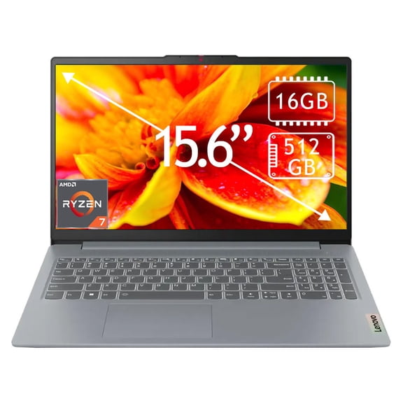 Laptop Lenovo IdeaPad Slim 3 15.6" Touch Ryzen 7 16GB 512GB 82XM00LMUS