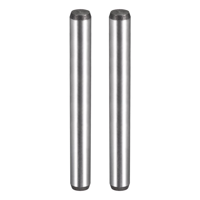 Uxcell Pasadores de Espiga de Acero Aleado Tratado Térmicamente de 3/8 Pulgadas x 3 Pulgadas Acabado Brillante Paquete de 2