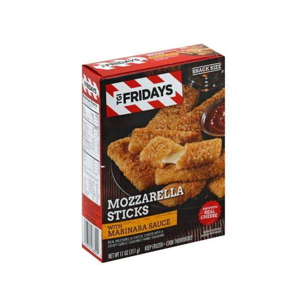 Tgi Fridays Mozzarella Sticks With Marinara Sauce Appetizer 11oz (PACK OF 8)