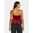 thumbnail image 3 of Madden NYC Women's Sleeveless Velour Bubble Hem Top, Sizes XXS-XXL, 3 of 5