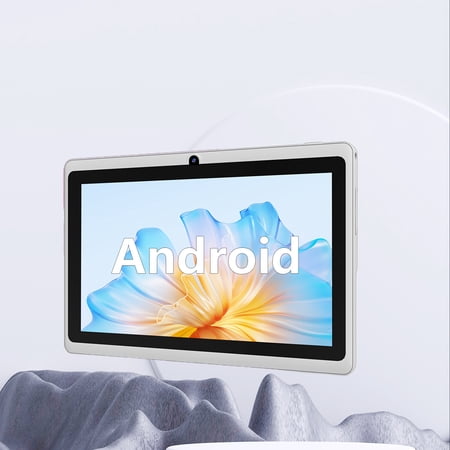 7/10.1 Inch Android Tablet, 6GB RAM (2GB+4GB Extension), 512GB Expandable Storage, GPS WIFI FM Dual Camera, Portable for Movies Reading