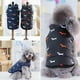 thumbnail image 2 of Abrigo de invierno para perros pequeños, chaqueta cálida para perros, traje para cachorros, abrigo para perros, ropa para perros chihuahuas y shih tzu, talla M, azul marino, 2 of 5