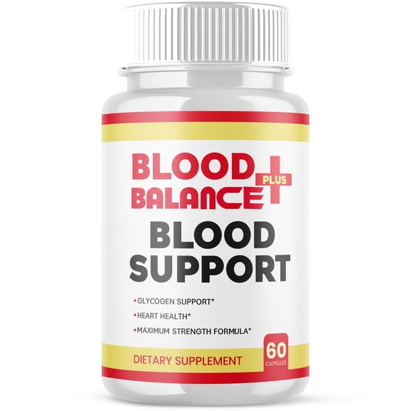 Blood Balance Plus Blood Support Pills Advanced Formula Vitamin Supplement Blood Balance   60 Capsules