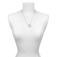 thumbnail image 2 of Delight Jewelry Silvertone Hermana Eternity Ring She is Clothed in Stength and Dignity Charm Necklace, 20"+3", 2 of 4