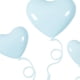thumbnail image 5 of 4 globos para tartas con forma de corazón, decoración para tartas y cupcakes. Azul claro, 5 of 6