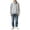 Grey, variant on Boys 1/4 Zip Pullover Sweatshirt Girls Long Sleeve Drop Shoulder Mock Neck Sweat Shirt Classic Stand Collar Sweater Outerwear
