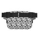 thumbnail image 3 of Balery Black White Halloween Mochila Cinturón para Mujeres y Hombres, Bolsa de Cintura Impermeable de Doble Capa con Correa, 3 of 9
