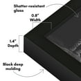 thumbnail image 4 of Americanflat 5x7 Picture Frame with Shatter-Resistant Glass Soho Collection Gallery Style Deep Molding - Black, 4 of 7