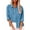 Blue, variant on Karight Womens Button Down Shirts Cotton Linen Dress Shirt Long Sleeve Oversized Boyfriend Solid Tunic Tops with Pockets