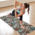 thumbnail image 6 of Multicolor Bigfoot and Text Pattern Hot Yoga Mat Towel Non Slip for Hot Yoga - Quick-Drying Yoga Mat Cover with 4 Corner Pockets with Travel Bag - Hot Yoga Towel Non Slip 70"x26", 6 of 6