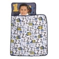 thumbnail image 2 of NoJo Illimuniation Lazy Minions Club gris, azul, amarillo y blanco, tapete para la siesta para niños pequeños de un minuto más, 2 of 5