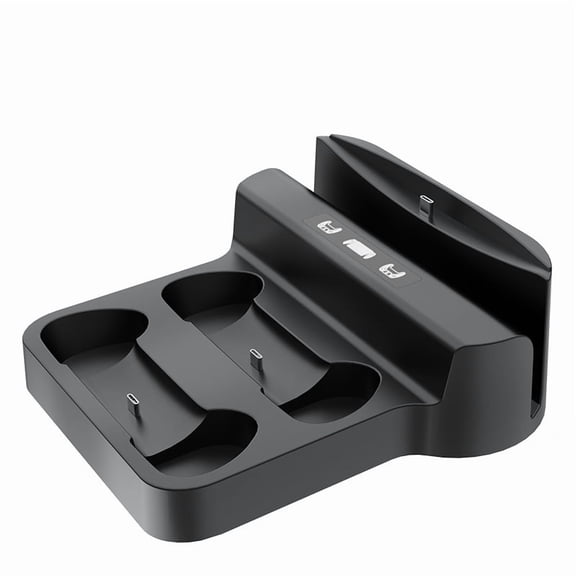 3-in-1 Charging Dock for PS5 Portal & DualSense Controllers - Fast USB-C Charger for PS5 Streaming Handheld Dual Controller Charging Station, LED Indicators, Anti-Slip Base | PS5 Portal Accessories
