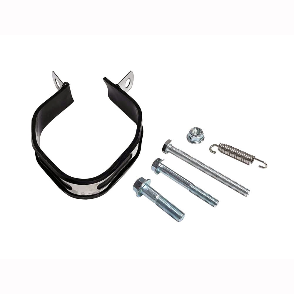 Exhaust System Muffler for GY6 50cc 4 Stroke Scooters (Carbon Fiber Finish)