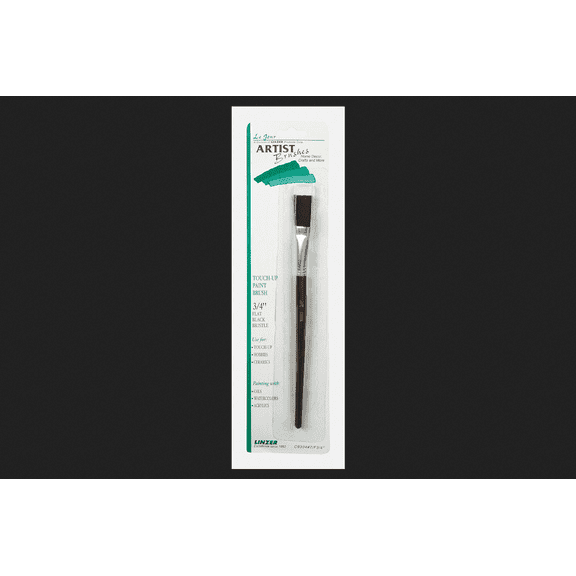 Linzer 3/4 in. W Flat Black China Bristle Touch-up Paint Brush