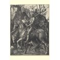 thumbnail image 1 of 24x36 gallery poster, Albrecht Durer, Knight, Death and the Devil, 1513, 1 of 1