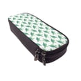 thumbnail image 6 of Picia Sea Turtle Pattern Large Capacity PU Leather Pencil Case Organizer Pen Marker Holder Double Zipper Storage Bag Big Pencil Pouch for College Office, 6 of 6