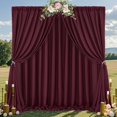 thumbnail image 1 of Cortinas de fondo SoarDream Burgundy, 4 paneles, 1,5 x 3 m, poliéster, 1 of 8