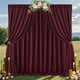 thumbnail image 1 of Cortinas de fondo SoarDream Burgundy, 4 paneles, 1,5 x 3 m, poliéster, 1 of 8