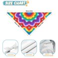 thumbnail image 6 of Dog Bandana 2 Pack,Colorful Rainbow Tie Dye Spiral Pattern Bandanas for Dogs,Cat Bandana,Small/ Large Dog Bandana 2 Size,Dog Bandanas Girl Boy, 6 of 6