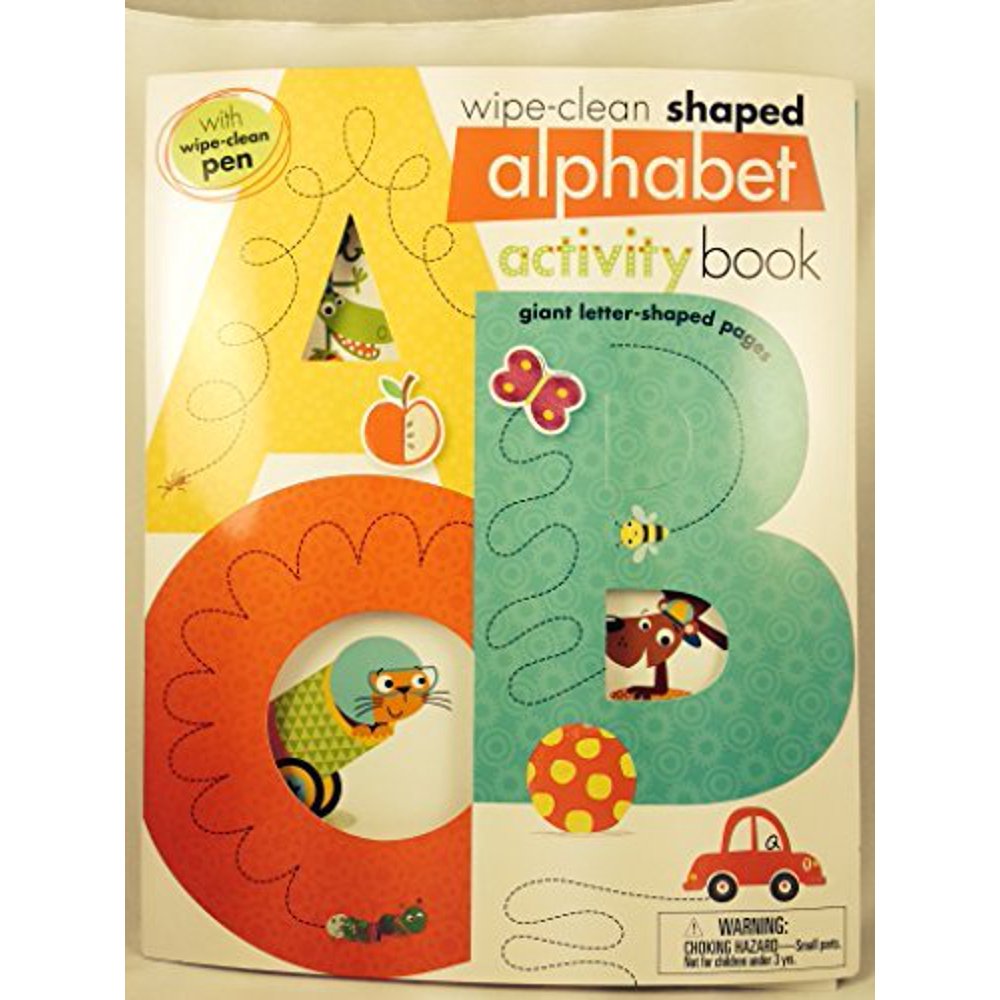 ABC WipeClean Shaped Alphabet Activity Book