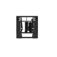 thumbnail image 2 of SeaStar Outboard Motor Jack Plate JP5040R Standard; 4 Inch Setback; 6 Inch Rise; 300 Maximum Horsepower; Black; Aluminum; With Rocker Switch, 2 of 2
