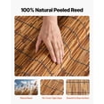 VEVOR Natural Reed Fencing, 4 ft x 16.4 ft, 2 Pack Decorative Natural ...