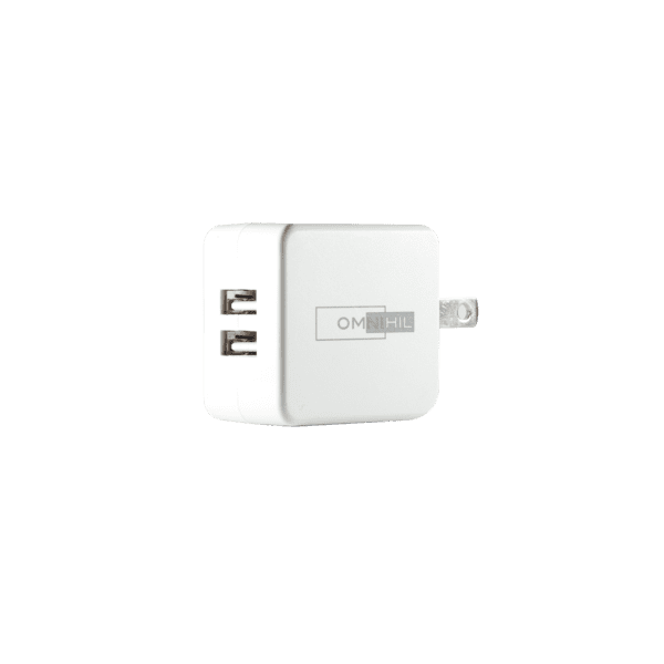 OMNIHIL Replacement 2-Port USB Charger for Petcube Play Interactive Wi-Fi Pet Camera