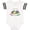 Football White and Black, variant on Inktastic I Am the King Cake Baby Boys or Girls Baby Bodysuit