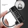 thumbnail image 3 of Letter Combination Padlock, Code Padlock Waterproof and Rustproof Combination Padlock Lock for Families, Schools, Businesses, Lockers and Other Place, 3 of 5