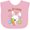 AD-Pink, variant on Inktastic My 1st Easter Bunny with Eggs and Carrot Boys or Girls Baby Bib