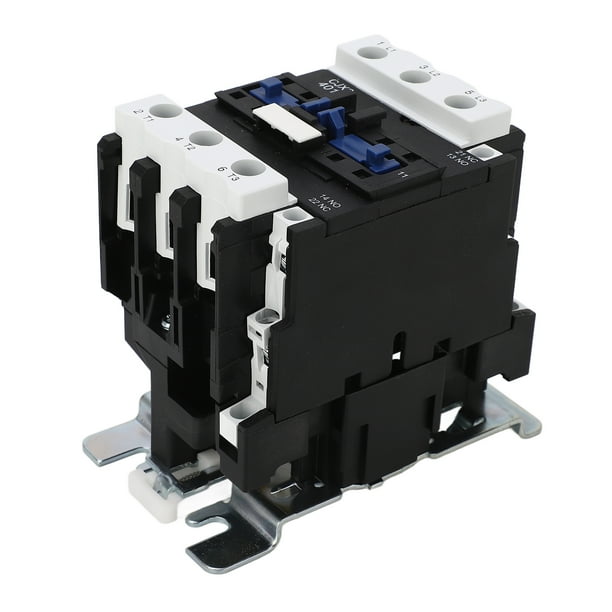 Contactor De CA 3P, Bajo Voltaje De Montaje En Riel Del Contactor De CA De Succión Suave Para Fuente De Alimentación