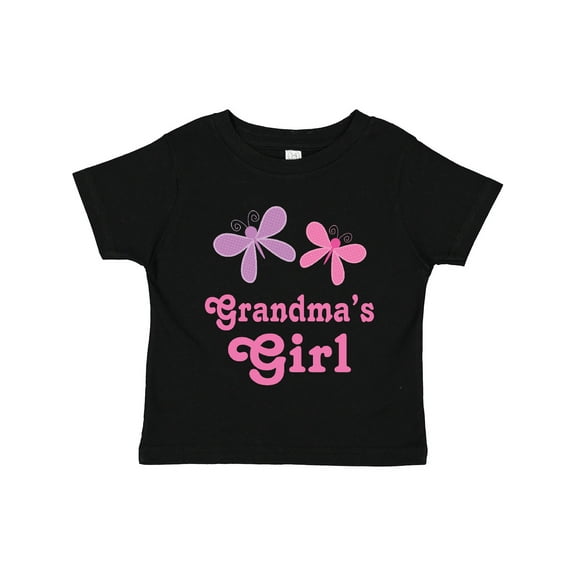 Inktastic Grandma's Girl Grandchild Butterfly Girls Toddler T-Shirt