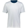 thumbnail image 6 of Augusta Sportswear M Boys Short Sleeve Mesh Reversible Jersey Navy/White 1603, 6 of 7
