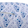 thumbnail image 2 of Abstract Pouf Cover with Zipper, Rhombuses Pattern of Pastel Tones Circles Bubbles Contemporary Feels Shapes, Soft Decorative Fabric Unstuffed Case, 30" W X 17.3" L, Ceil Blue, by Ambesonne, 2 of 3