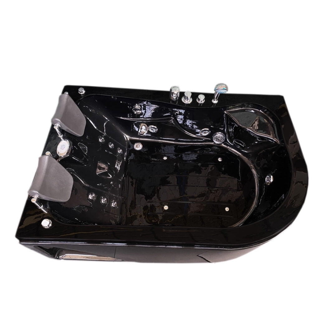 Hot Tub black 66.5″ x 45″ with Heater – Black Havana