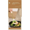 thumbnail image 6 of 8-Piece White Kitchen Utensil Set with Gold Handles, Stainless Steel Cooking Tools, Includes Spatulas, Ladle, Spoons for Nonstick Cookware (Gold and White), 6 of 8