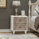 thumbnail image 1 of Mesita de noche Nightstand COSIEST de madera de estilo vintage con 2 cajones, 1 of 7